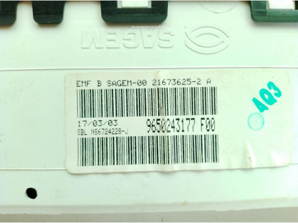 9650243177F00 DISPLAY CITROEN C5 I (DC_)|Desguaces La Cabaña