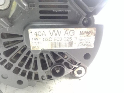 03C903025D ALTERNADOR SEAT LEON (1P1)|Desguaces La Cabaña