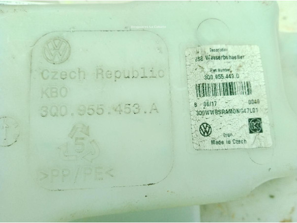 3Q0955453A BOTE LIMPIAPARABRISAS VW PASSAT (3G2)|Desguaces La Cabaña