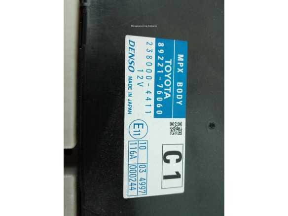 8922176060 CENTRALITA MULTIFUNCION LEXUS CT (ZWA10_)|Desguaces La Cabaña