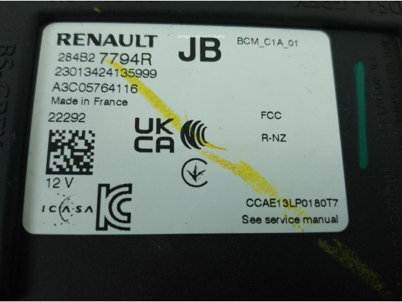284B27794R MODULO ELECTRONICO 4 RENAULT AUSTRAL|Desguaces La Cabaña