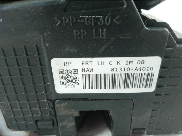 81310A4010 CERRADURA PUERTA LAT DEL IZQ KIA CARENS IV|Desguaces La Cabaña