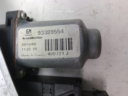 93389554 ELEVALUNAS PUERTA LAT TRA IZQ OPEL MERIVA A Limusina (X03)|Desguaces La Cabaña