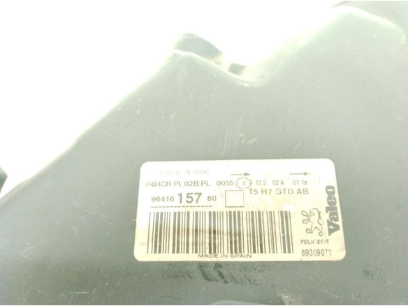 9641615780 FARO IZQUIERDO PEUGEOT 307 CC (3B)|Desguaces La Cabaña