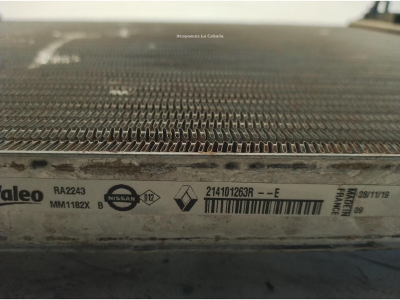214101263R RADIADOR AGUA RENAULT KADJAR (HA_, HL_)|Desguaces La Cabaña