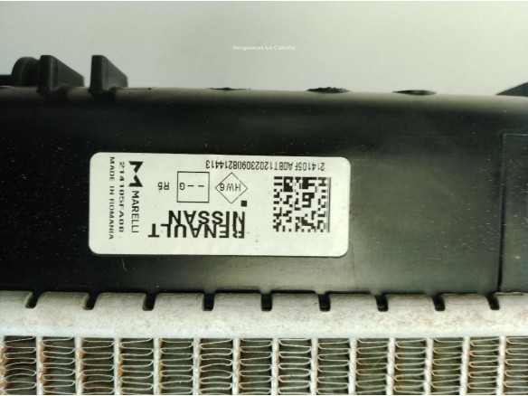 214105FA0B RADIADOR AGUA NISSAN JUKE (F16)|Desguaces La Cabaña