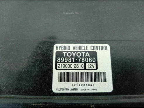 8998178060 MODULO ELECTRONICO 5 LEXUS NX (_Z1_)|Desguaces La Cabaña