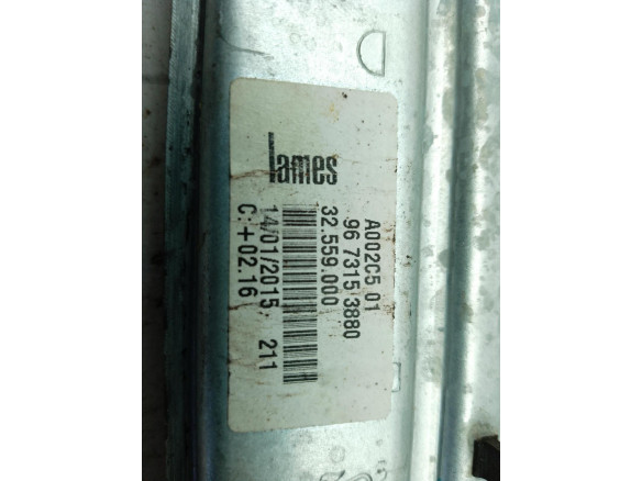 9673153880 ELEVALUNAS PUERTA LAT TRA DER PEUGEOT 208|Desguaces La Cabaña