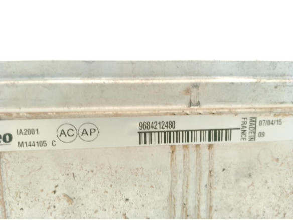 9684212480 INTERCOOLER PEUGEOT PARTNER Furgón|Desguaces La Cabaña