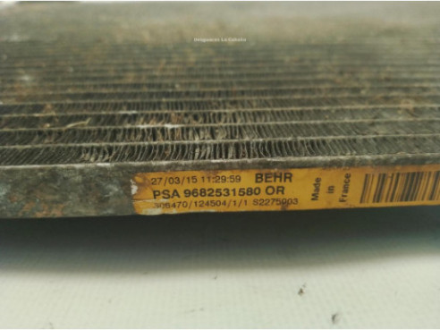 9682531580 RADIADOR AIRE ACONDICIONADO PEUGEOT PARTNER Furgón|Desguaces La Cabaña
