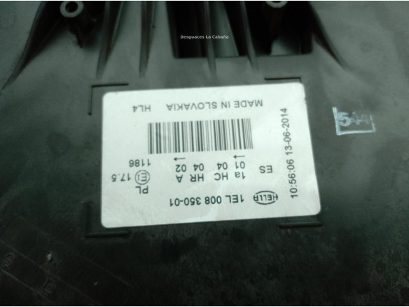 1EL00835001 FARO IZQUIERDO VW PASSAT (3B3)|Desguaces La Cabaña