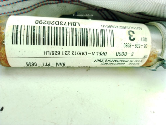 LBH73D20290 AIRBAG CORTINA IZQ OPEL ASTRA H GTC (A04)|Desguaces La Cabaña