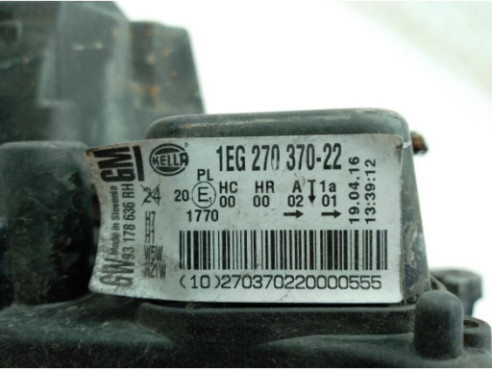 1EG27037022 FARO DERECHO OPEL ASTRA H GTC (A04)|Desguaces La Cabaña