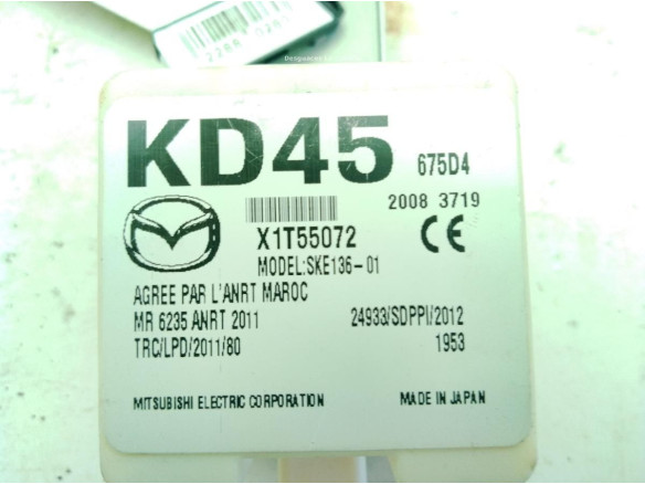 KD45675D4 MODULO ELECTRONICO 4 MAZDA CX-5 (KE, GH)|Desguaces La Cabaña
