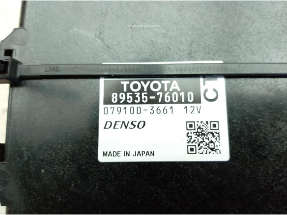 8953573010 MODULO ELECTRONICO 2 TOYOTA PRIUS PLUS (_W4_)|Desguaces La Cabaña