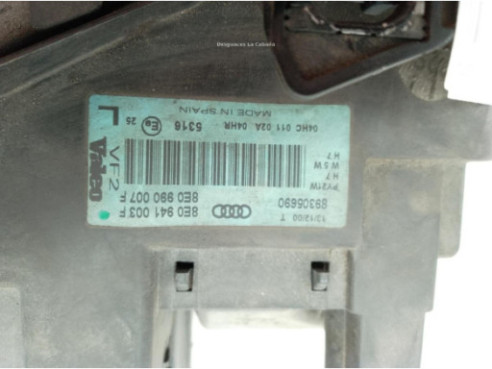 8E0941003F FARO IZQUIERDO AUDI A4 (8E2, B6)|Desguaces La Cabaña