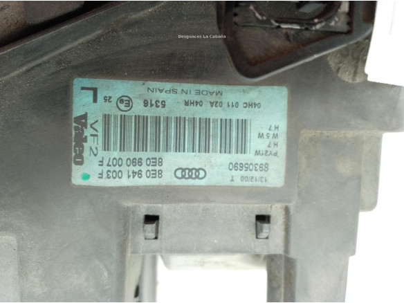 8E0941003F FARO IZQUIERDO AUDI A4 (8E2, B6)|Desguaces La Cabaña