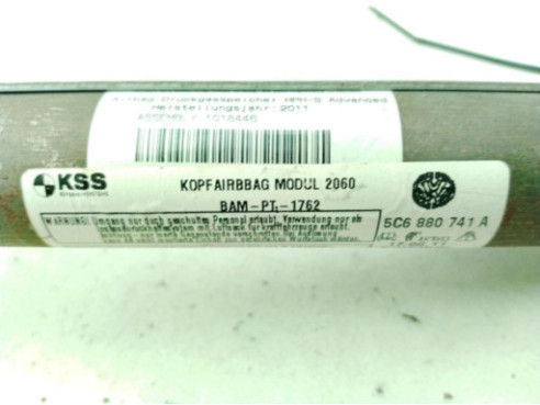 5C6880741A AIRBAG CORTINA IZQ VW JETTA IV (162, 163)|Desguaces La Cabaña