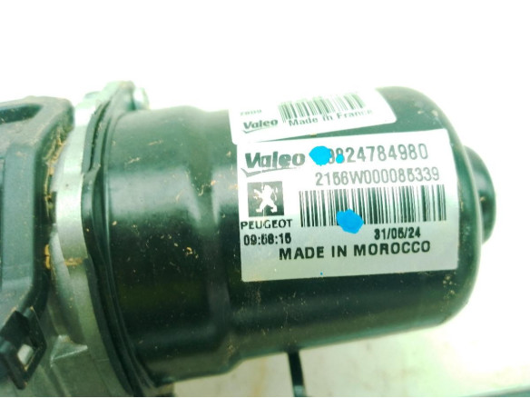 9824784980 MOTOR LIMPIAPARABRISAS DEL PEUGEOT 2008 II|Desguaces La Cabaña