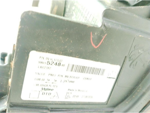 9865524880 FARO DERECHO PEUGEOT 2008 II|Desguaces La Cabaña
