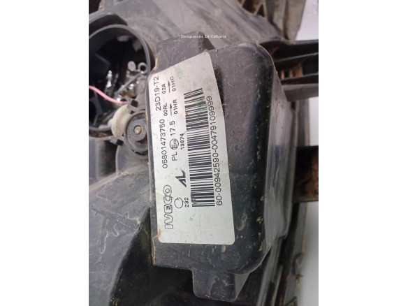00479109999 FARO IZQUIERDO IVECO DAILY VI Furgón|Desguaces La Cabaña