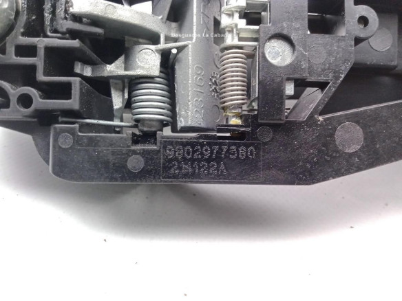 9802977380  MANILLA PUERTA LAT DEL IZQ EXT OPEL GRANDLAND X (A18)|Desguaces La Cabaña