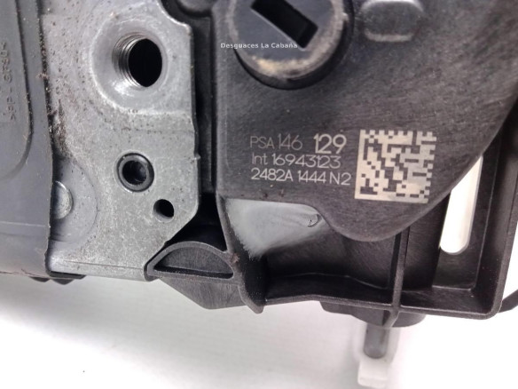 16943123 CERRADURA PUERTA LAT TRA IZQ OPEL GRANDLAND X (A18)|Desguaces La Cabaña