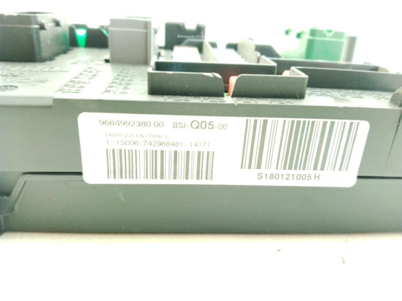 966499238000 CAJA FUSIBLES INTERIOR (BSI) PEUGEOT 508 SW|Desguaces La Cabaña