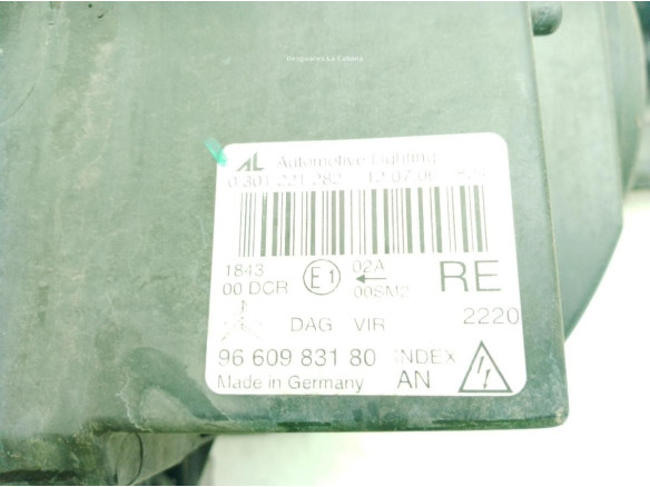 9660983180 FARO DERECHO CITROEN C6 (TD_)|Desguaces La Cabaña