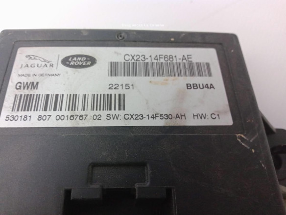 CX2314F681AE MODULO ELECTRONICO 9 JAGUAR XF (X250)|Desguaces La Cabaña