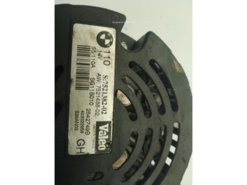 752148801, 2542749A ALTERNADOR BMW 3 (E46)|Desguaces La Cabaña