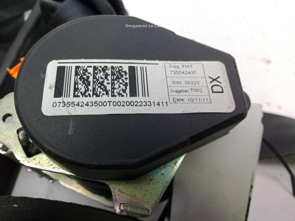 735542435 CINTURON DEL DER FIAT DOBLO Furgón/ranchera familiar (263_)|Desguaces La Cabaña