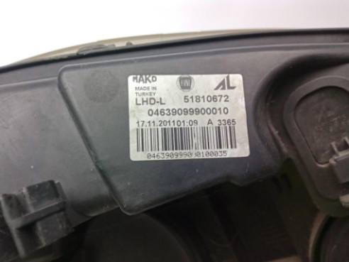 51810672 FARO IZQUIERDO FIAT DOBLO Furgón/ranchera familiar (263_)|Desguaces La Cabaña