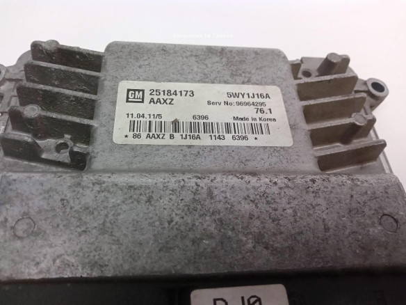 25184173 CENTRALITA MOTOR CHEVROLET CRUZE (J300)|Desguaces La Cabaña