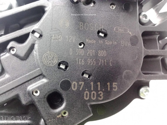 1K6955711C MOTOR LIMPIAPARABRISAS TRA VW GOLF V (1K1)|Desguaces La Cabaña