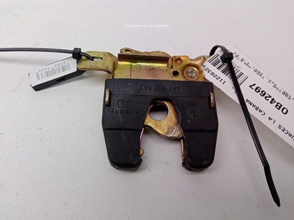 873827503 CERRADURA PORTON / TAPA MALETA VW JETTA II (19E, 1G2, 165)|Desguaces La Cabaña
