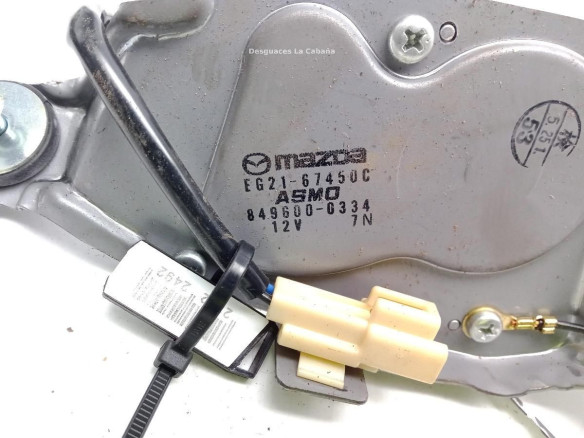 8496000334 MOTOR LIMPIAPARABRISAS TRA MAZDA CX-7 (ER)|Desguaces La Cabaña