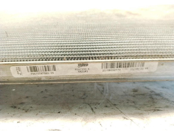 9675747980 RADIADOR AGUA PEUGEOT 3008 SUV (M_)|Desguaces La Cabaña