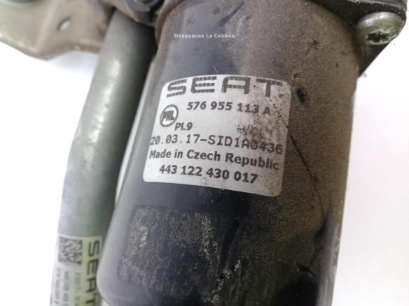 576955113A MOTOR LIMPIAPARABRISAS DEL SEAT ATECA (KH7)|Desguaces La Cabaña