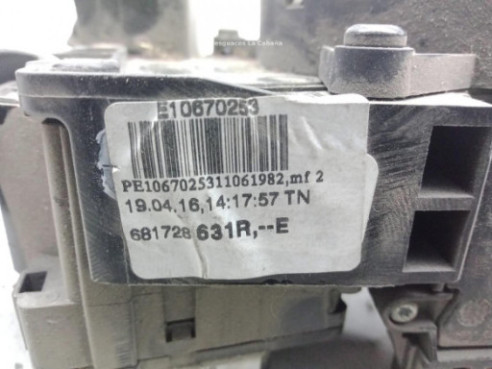 681728631R MANDO COMPLETO DACIA DOKKER Pick-up|Desguaces La Cabaña