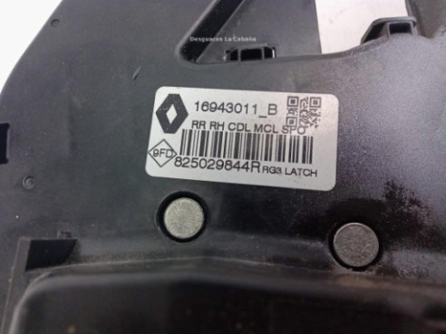 825029844R CERRADURA PUERTA LAT TRA DER RENAULT GRAND SCENIC IV (R9_)|Desguaces La Cabaña