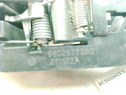 9802977380 MANILLA PUERTA LAT TRA IZQ EXT OPEL GRANDLAND X (A18)|Desguaces La Cabaña