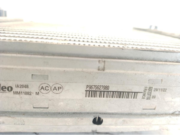 P9675627980 INTERCOOLER OPEL GRANDLAND X (A18)|Desguaces La Cabaña