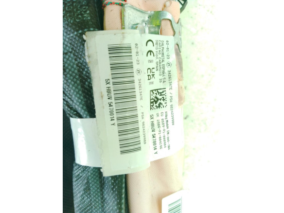  9824239980 AIRBAG CORTINA DER OPEL GRANDLAND X (A18)|Desguaces La Cabaña