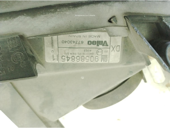 90586845 FARO DERECHO OPEL VECTRA B (J96)|Desguaces La Cabaña