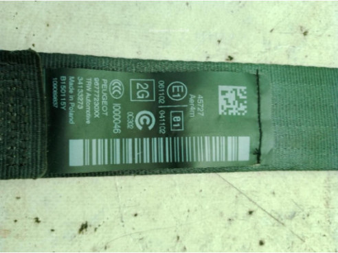 96777230XX CINTURON TRA IZQ PEUGEOT 308 SW II|Desguaces La Cabaña