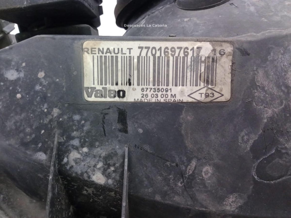 7701697617 FARO IZQUIERDO RENAULT CLIO II (BB_, CB_)|Desguaces La Cabaña