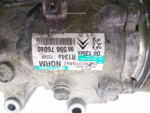9659876080 COMPRESOR AA CITROEN C4 Picasso I Limusina (UD_)|Desguaces La Cabaña