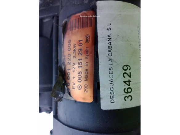 0001223006, ARRANQUE MERCEDES BENZ CLASE M (W163)|Desguaces La Cabaña