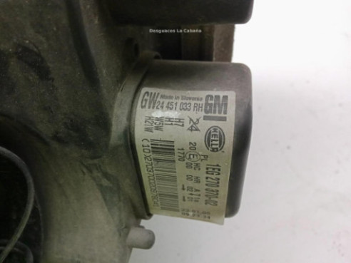 24451033RH FARO DERECHO OPEL ASTRA H (A04)|Desguaces La Cabaña